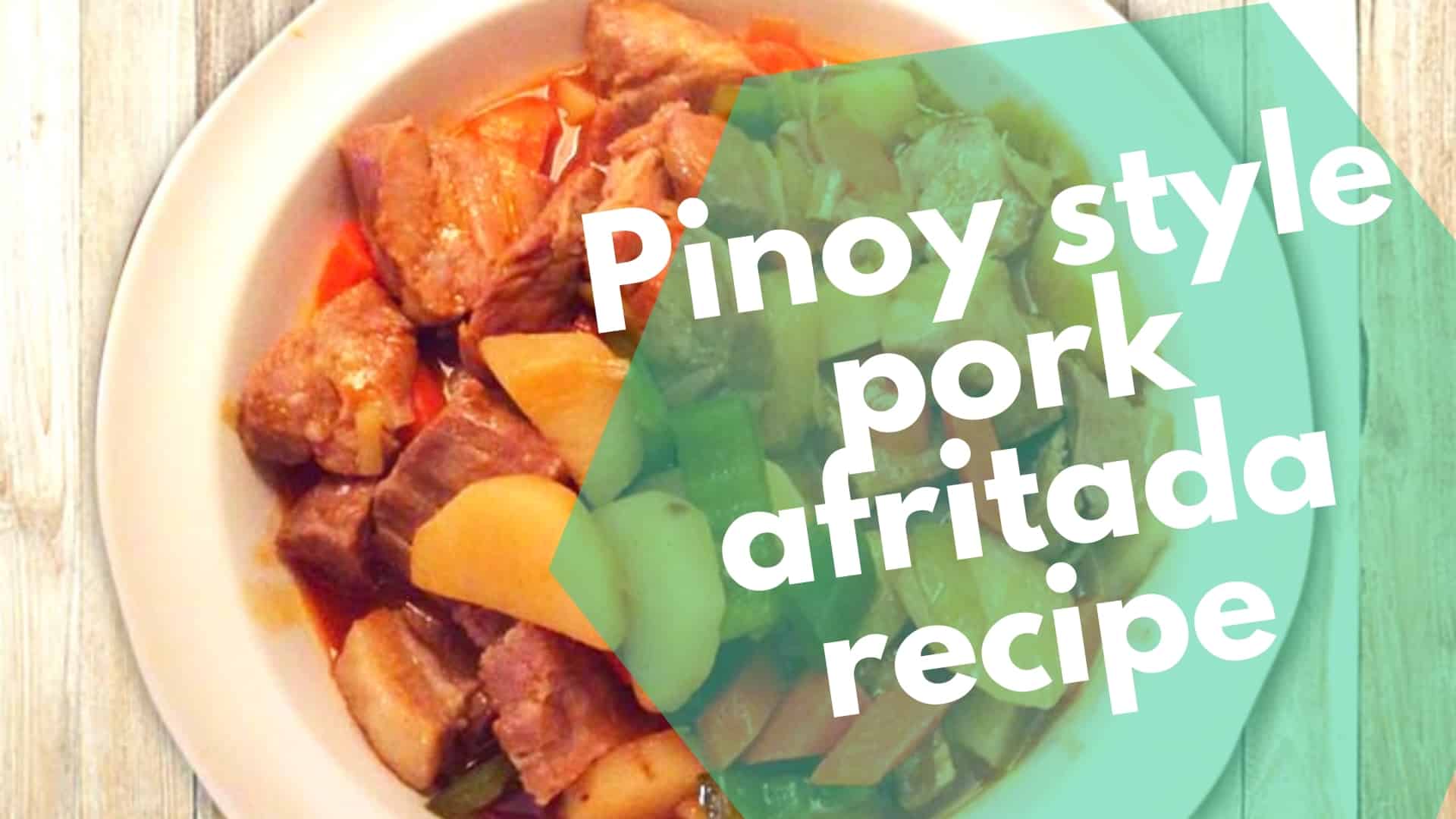 Pinoy style Pork Afritada Recipe (Filipino Original)