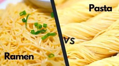 Ramen vs pasta noodles: Differences in uses, nutrition, & more