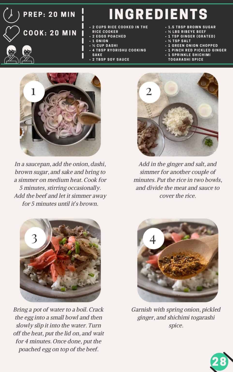 Gyudon recipe: Try this yummy & satisfying Japanese beef Donburi bowl