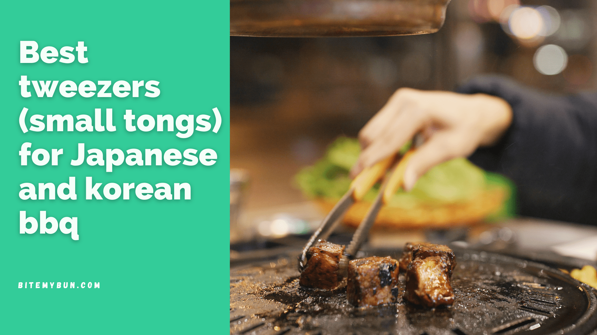Do you love Yakiniku? You must have this clever tongs! Long and thin tips  shaped like chopsticks, so useful for tabletop size yakiniku…